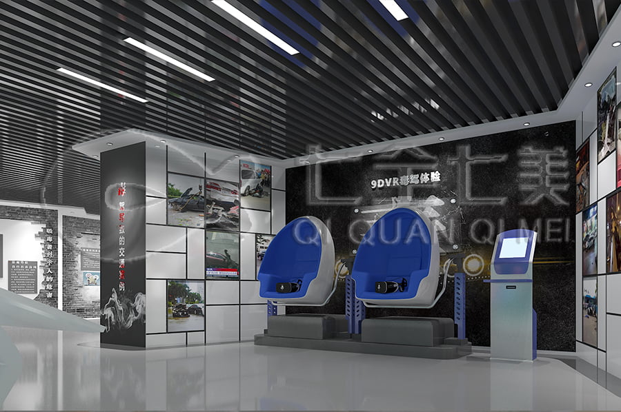 禁毒展廳效果圖，多媒體禁毒防艾基地施工，禁毒防艾宣傳基地設(shè)計布局