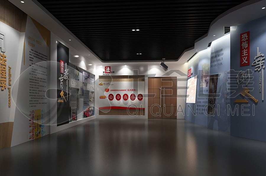 青少年法治教育展館，法治文化教育基地設(shè)備，法院法治示范基地設(shè)計(jì)平面圖