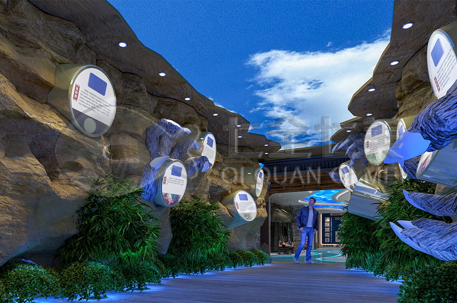 禁毒宣傳基地效果圖設(shè)計(jì)，聲光電禁毒展廳方案設(shè)計(jì)，禁毒防艾教育展館施工單位