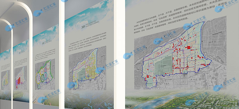 VR互動城市規(guī)劃展廳設(shè)計效果圖